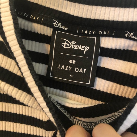 lazy oaf x mickey mouse disney striped turtleneck - Picture 3 of 3